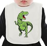 Dinosaur ネクタイを有する有機ビブ Medium