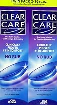 Clear Care Cleaning & Disinfecting Solution (2 X 16fl Oz Packs)
