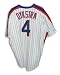 Lenny Dykstra Autographed/Hand Signed New York Mets White Pinstripe Majestic Jersey Inscribed ''1986