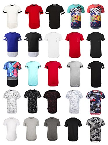 Style Addiction Men's Hip Hop Longline T-shirt