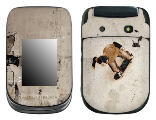 MusicSkins, MS-SHRP130246, Sharp Shirter - Sk8ting, BlackBerry Style (9670), Skin