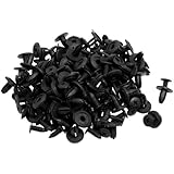 100 Pcs Car Fender Push in Type Plastic Rivets Fastener 15 x 12 x 6mm