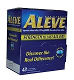 Aleve Individual Sealed 1 Caplet in a Packet (Box of 48 Packets)