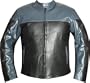 MOTORCYCLE CE ARMOR LEATHER JACKET SPORT BIKE Gray