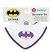 Bumkins DC Comics Bandana Bib, Batman Purple (0-9 Months)