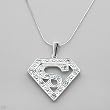 Necklace With 1.80ctw Genuine Topazes Made of 925 Sterling silver. Total item weight 10.5g Length 16in