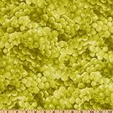 IMAGE OF 44'' Wide Farmer's Market Grapes Green Fabric By The Yard