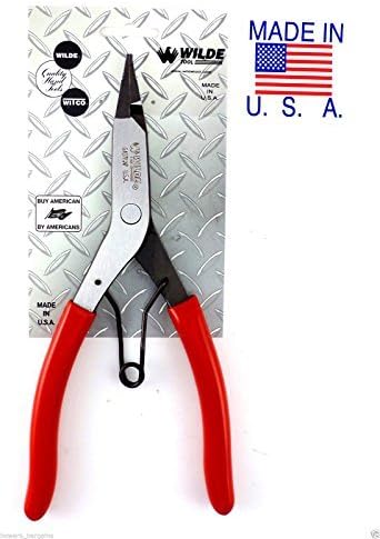 Wilde Tool 9" Inch Straight Lock Ring Pliers External Snap Retaining Ring USA