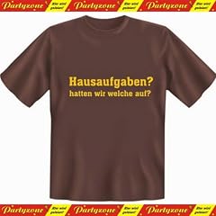 Lustige Witzige Coole Fun T-Shirt Hausaufgaben? Hatten wir welche auf? - Mit Absperrband Partyzone Gratis - Mit Absperrband Partyzone Gratis