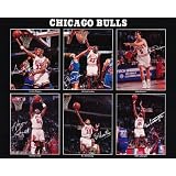 Chicago Bulls (Scottie Pippen, Michael Jordan, John Paxson, Horace Grant, B.J. Armstrong, Bill Cartwright) Sports Poster Print - 16x20