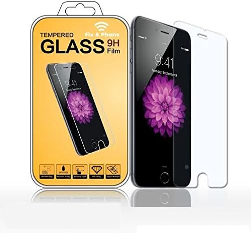 (2 Pack) #1 iPhone 6 Plus &amp; iPhone 6s Plus Tempered Glass Screen Protector [3D Touch Compatible], "by Fix A Phone",0.33mm Thickness, 9H Hardness, 2.5D Technology, High Responsiveness, Anti-Scratch