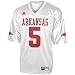 adidas Arkansas Razorbacks #85 White Toddler Replica Football Jersey