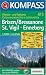  : Kompass Karten, Brixen / Bressanone, St. Vigil, Enneberg: Wander- und Radkarte, Carta escursionistica e cicloturistica 615