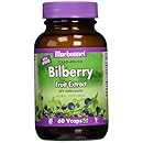BlueBonnet Bilberry Fruit Extract Supplement, 60 Count