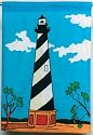 28" X 40" Cape Hatteras Lighthouse Applique Flag