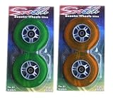 4 NEW SCOOTER WHEELS razor replacement 2 Green 2 Orange
