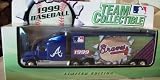 White Rose Collectibles 1999 Atlanta Braves Die Cast Ford Aeromax Trailer Limited Edition