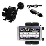 Garmin Nuvi 200W Flexible Auto Windshield Holder with Car Charger - Uses Gomadic TipExchange