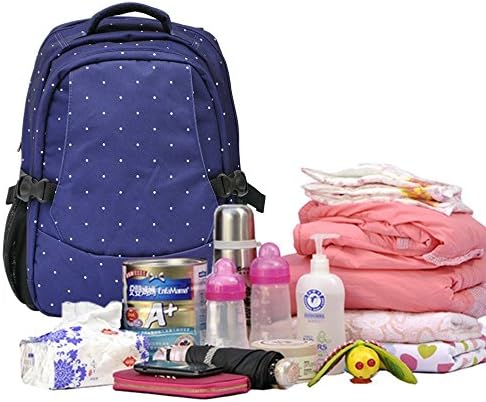 Flyshine Multifunctional Mummy Large Capacity Backpack Baby Diaper Nappy Changing Bag Nursery Changing Bag Handbag Tote Travel Shoulder Backpack