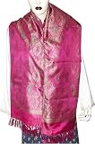 Handmade Silk Stole Scarfs Jacquard Pattern Rectangular 72 x 22