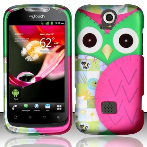 [The Three Knights] for Huawei Mytouch Q U8730 (T-mobile) Rubberized Design Cover - Owl Design