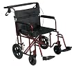 Medline Freedom Plus Bariatric Transport Wheelchair