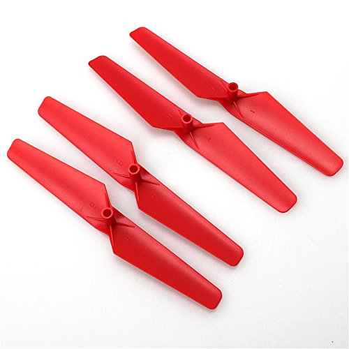 Imagen 9 de ILov hélices + Frame + Protección Landing Gear 4 colores Accesorios Piezas Pack para SYMA X5SC X5SC-1 X5SW con un bookmark mariposa (4 Colors in Set)