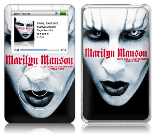 Music Skins iPod Classic用フィルム  Marilyn Manson – Manson Guns  iPod classic  MSRKIPC00086