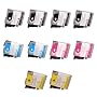 Kit 10 cartucce per stampanti multifunzione Brothe&hellip di teknophone