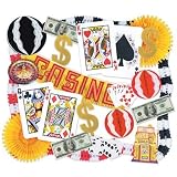 Casino Decorating Kit - 24 Pcs Party Accessory (1 count)