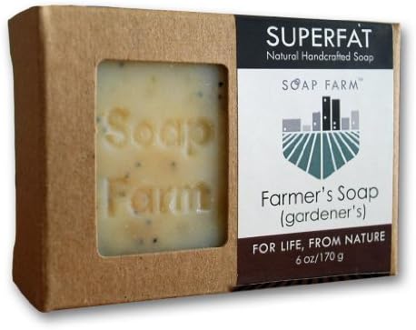 Soap Farm Farmers (Gardener's) SUPERFAT All Natural Soap 6 oz Bar