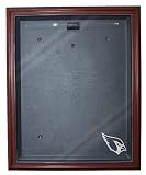 Arizona Cardinals Cabinet Style Jersey Display, Mahogany