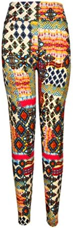 Geval Women's Fashion Print Ankle Leggings(4,XXS)