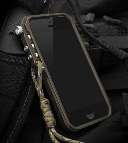 Amazing Newest Premium Aluminum Bumper Cases for Apple iphone5, 5s Tactical Edition Korea Genuine Military Style Toughness and strength