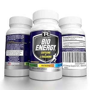 #1 Rated Nootropic Energy Supplement ● 100% Natural And Guaranteed Most Potent Energy Booster And Focus Enhancer ● Top Rated Ingredients L-Theanine (For Focus) + Caffeine (For Energy) | 60 Vcaps