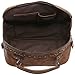 MG Collection Mason Gothic Skull Studded Top Handle Bag, Brown, One Size