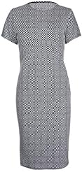 Plus Size Polka Dot Print Polyester Scoop Neck Short Sleeves Midi Dress 