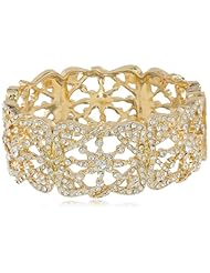 Nina Pave Crystal Magnetic Cuff Bracelet, 7"
