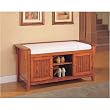 Mission Style Accent Entryway / Hallway Storage Bench By Coaster