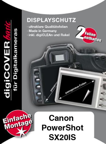 digiCOVER Displayschutz Basic Canon PowerShot SX20 IS Preisvergleich