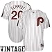 MLB Mike Schmidt Philadelphia Phillies 80's Cooperstown Short Sleeve Synthetic Replica Jersey