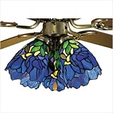 IMAGE OF Meyda Tiffany 27483 Iris Fan Light Shade, Stained