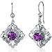Victorian Style 1.50 Carats Amethyst Round Cut title=