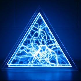 Luminglas 16 Triangle Shape Plasma Illumination Display Set Single Color BLUE Contemporary... by Luminglas
