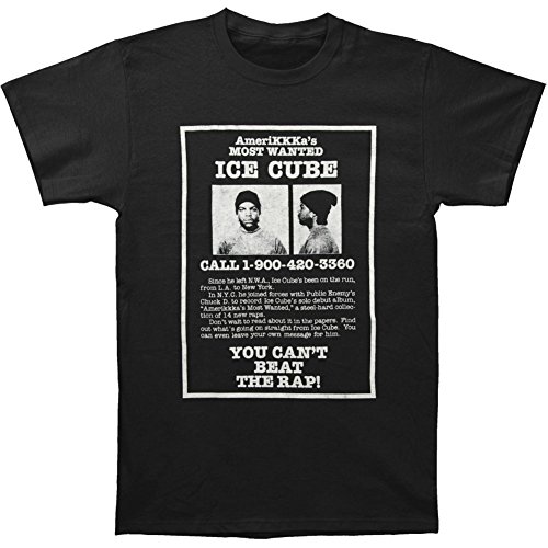 Ice Cube Men's AmeriKKKa's Most Wanted T-shirt Black
