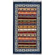 5' x 2'6" Hand-Knotted Tibetan Wangden Crosses Wool Area Rug