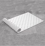 Non Slip Bubble Rubber Bath Mat Ice White 40cm x 70cm