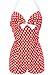 Graceful.u 50s Polka Dot Vintage One Piece Halter Swimsuit Monokinis
