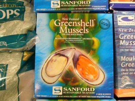 New Zealand Greenshell Mussels, Two 2Lb Boxes