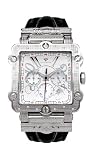 NEW! Aqua Master Men's Two-Tone Square 20-Diamond Watch